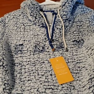 Roxy Pluma Sherpa - Technical half-zip hooded